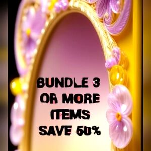 Bundle three or more items save 50%